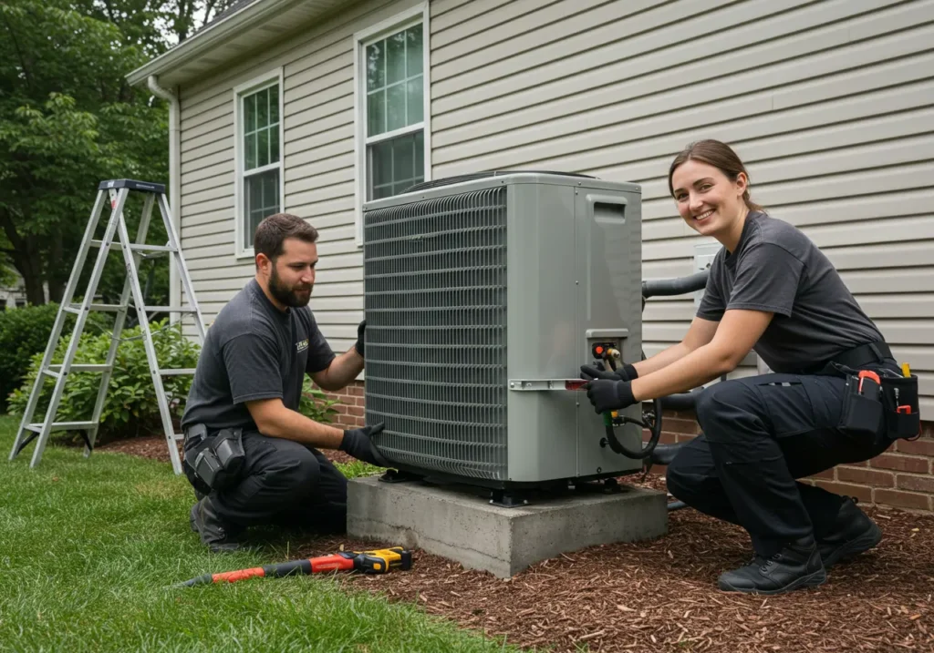 Heat pump installation in california
