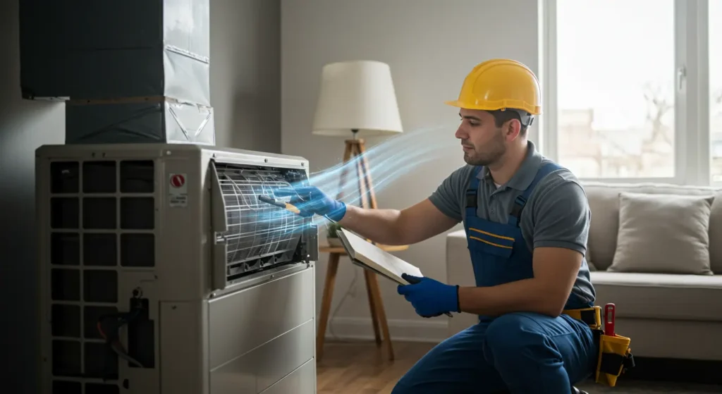 professional HVAC technician