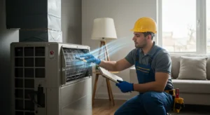 professional HVAC technician